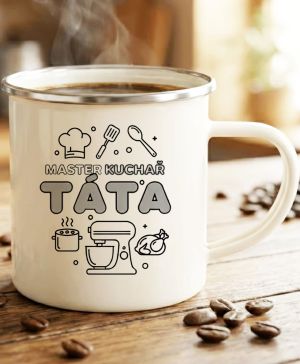 Master kuchař táta, černý tisk