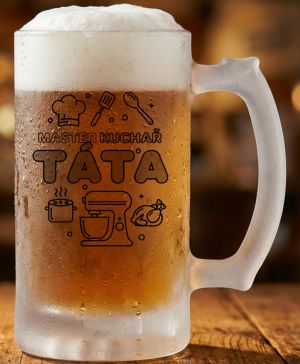 Master kuchař táta, černý tisk