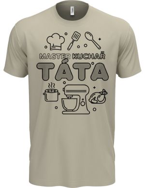 Master kuchař táta, černý tisk