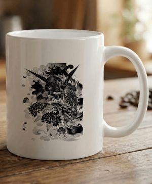 Mech Gundam, V1, černý tisk