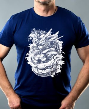 Mech Gundam, V2, bílý tisk