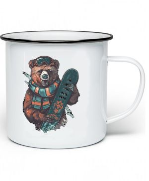 Medvěd snowboardista