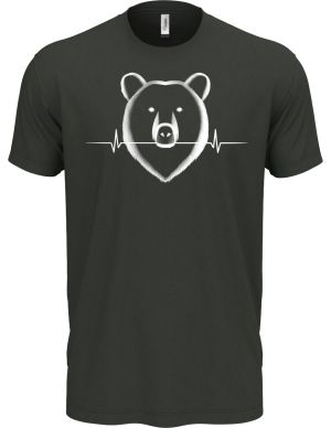 Medvědí EKG, bílý potisk