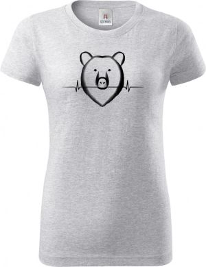 Medvědí EKG, černý potisk