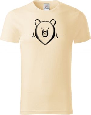 Medvědí EKG, černý potisk