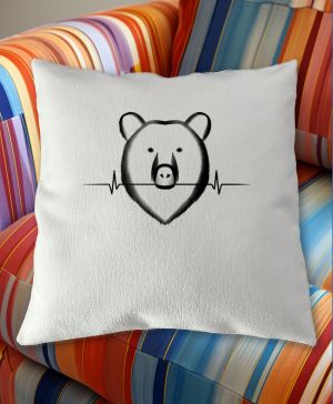 Medvědí EKG, černý potisk