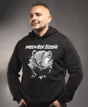 Medvědí žízeň, bílý potisk