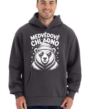Medvědově chladno, bílý potisk