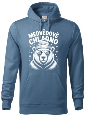 Medvědově chladno, bílý potisk