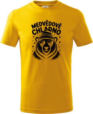 Medvědově chladno, černý potisk