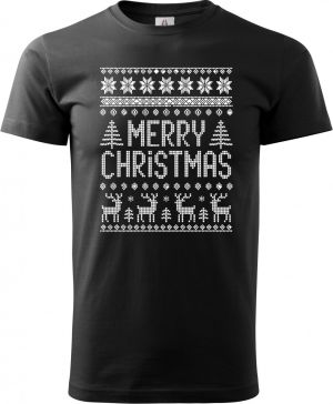 Merry Christmas, bílý tisk