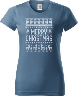 Merry Christmas, bílý tisk