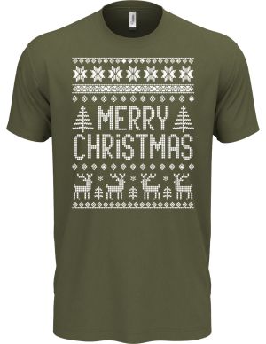 Merry Christmas, bílý tisk