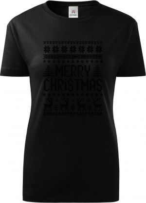Merry Christmas, černý tisk