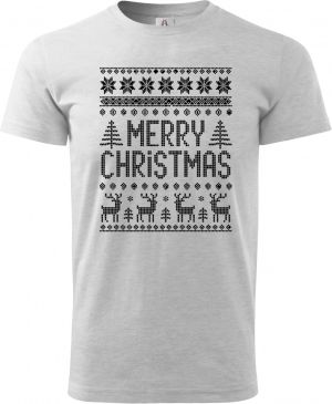 Merry Christmas, černý tisk
