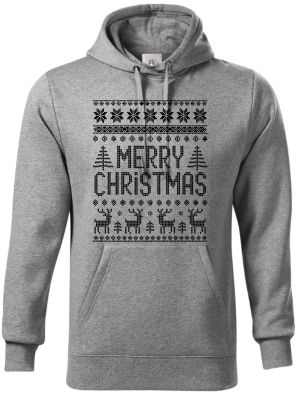 Merry Christmas, černý tisk