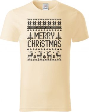 Merry Christmas, černý tisk