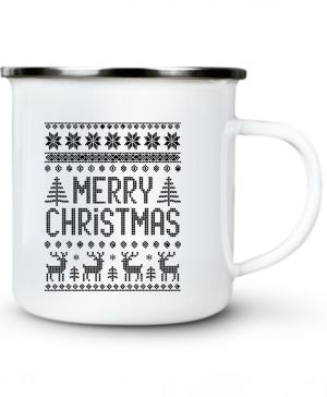Merry Christmas, černý tisk