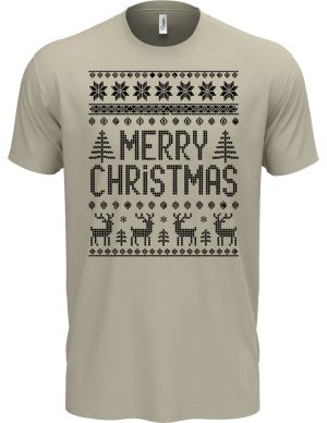 Merry Christmas, černý tisk