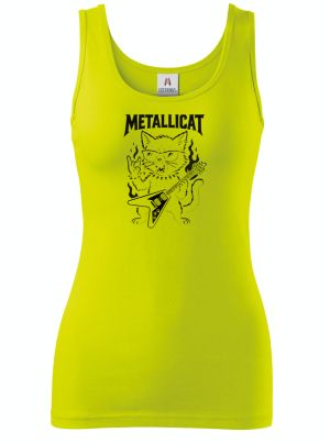 Metallicat – rocková kočka, černý potisk
