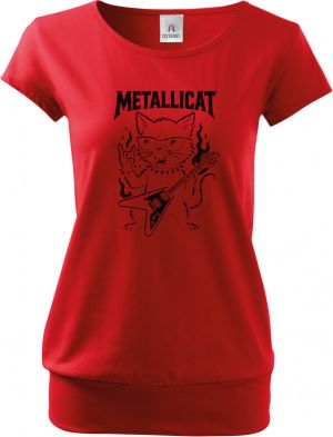 Metallicat – rocková kočka, černý potisk