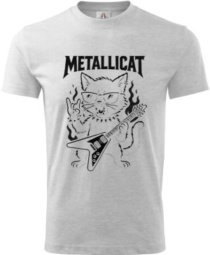 Metallicat – rocková kočka, černý potisk