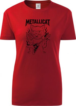 Metallicat – rocková kočka, černý potisk