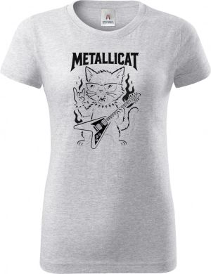 Metallicat – rocková kočka, černý potisk