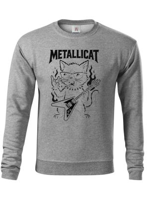 Metallicat – rocková kočka, černý potisk