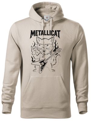 Metallicat – rocková kočka, černý potisk