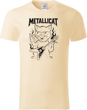 Metallicat – rocková kočka, černý potisk