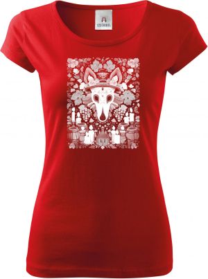 Mexická noc duší, bílý potisk