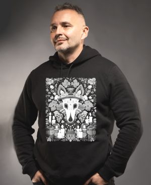 Mexická noc duší, bílý potisk