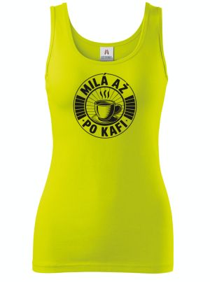 Milá až po kafi, černý potisk