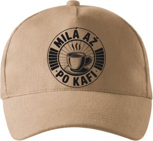 Milá až po kafi, černý potisk