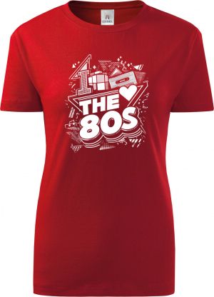 Miluju 80 léta, bílý tisk