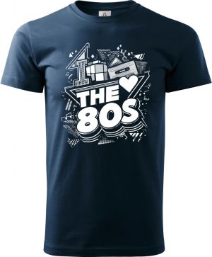 Miluju 80 léta, bílý tisk