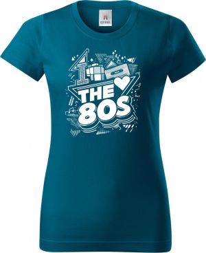 Miluju 80 léta, bílý tisk