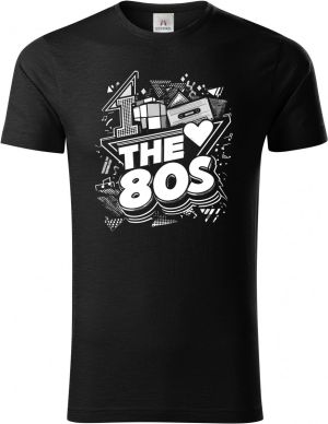 Miluju 80 léta, bílý tisk