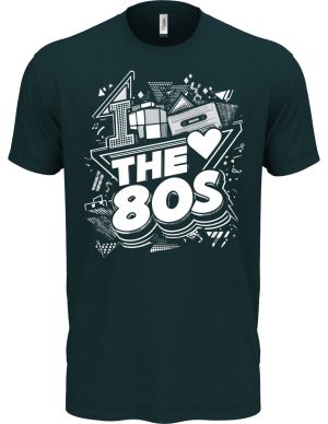 Miluju 80 léta, bílý tisk