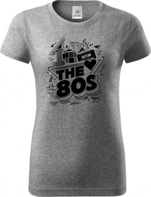 Miluju 80 léta, černý tisk