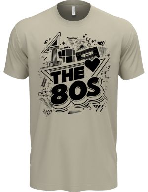 Miluju 80 léta, černý tisk