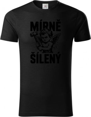 Mírně šílený, černý potisk