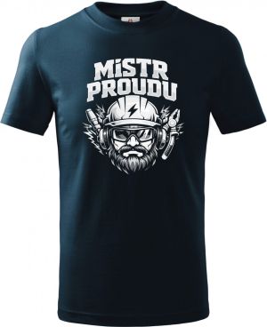 Mistr proudu, bílý potisk
