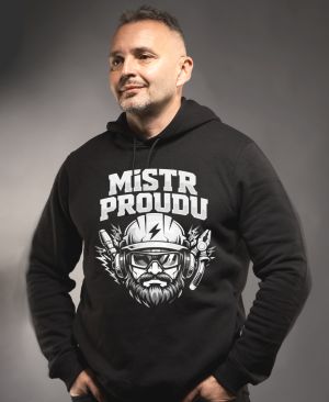 Mistr proudu, bílý potisk