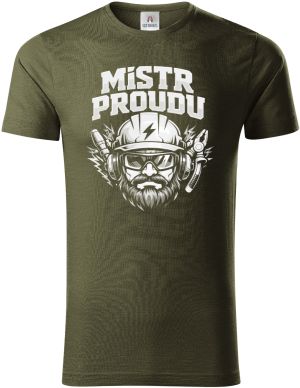 Mistr proudu, bílý potisk