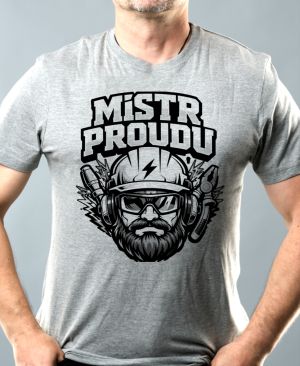 Mistr proudu, černý potisk