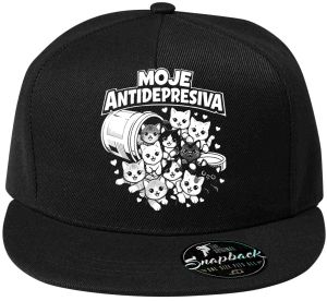 Moje antidepresiva, kočky, bílý potisk