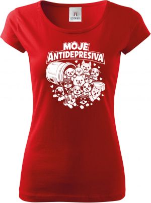 Moje antidepresiva psi, bílý potisk