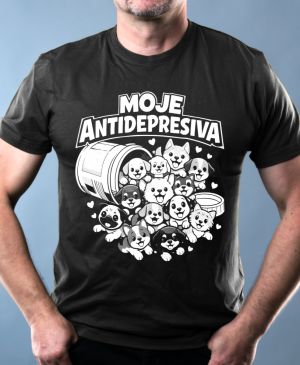 Moje antidepresiva psi, bílý potisk